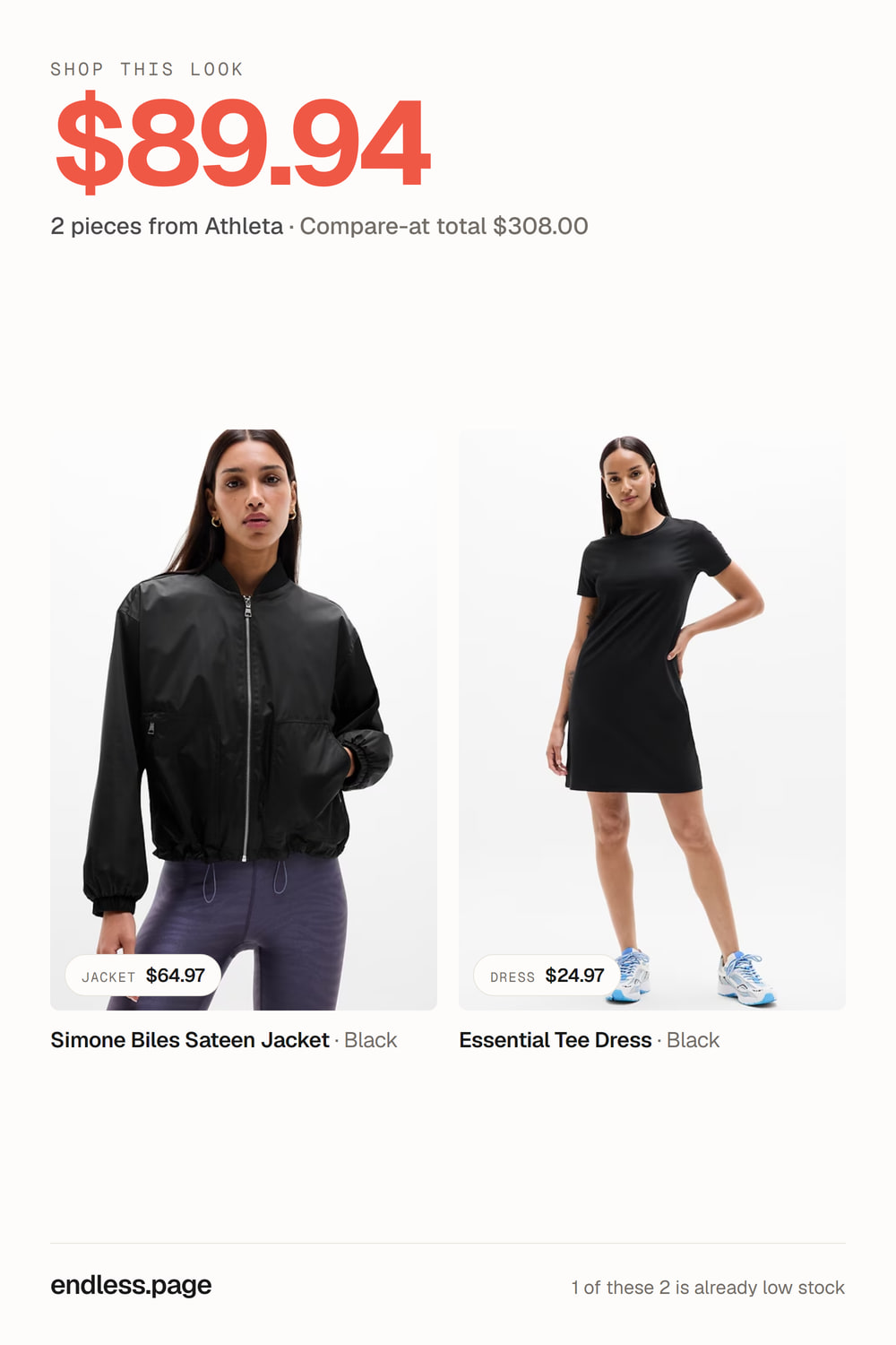Fall outfit ideas for women under $100 · neutral look, 2 pieces on sale at Athleta