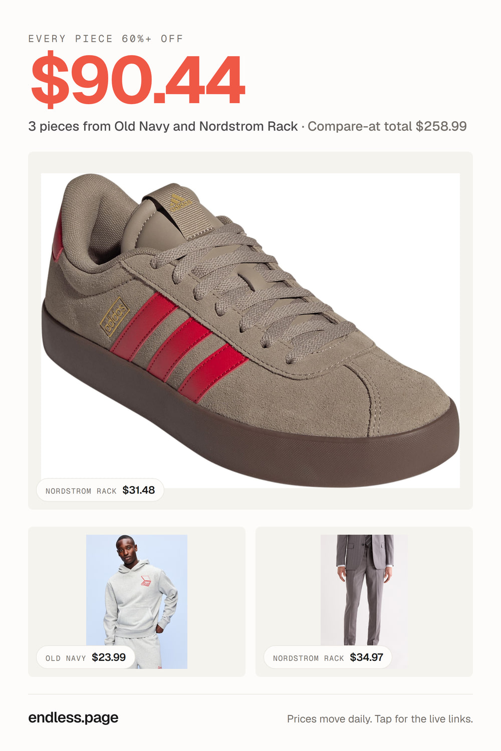 Fall outfit ideas for men under $100 · every piece 60%+ off, red look