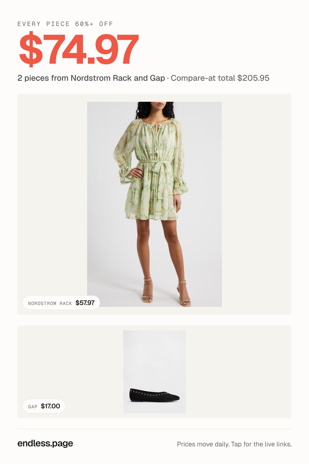 Fall outfit ideas for women under $75 · every piece 60%+ off, olive look