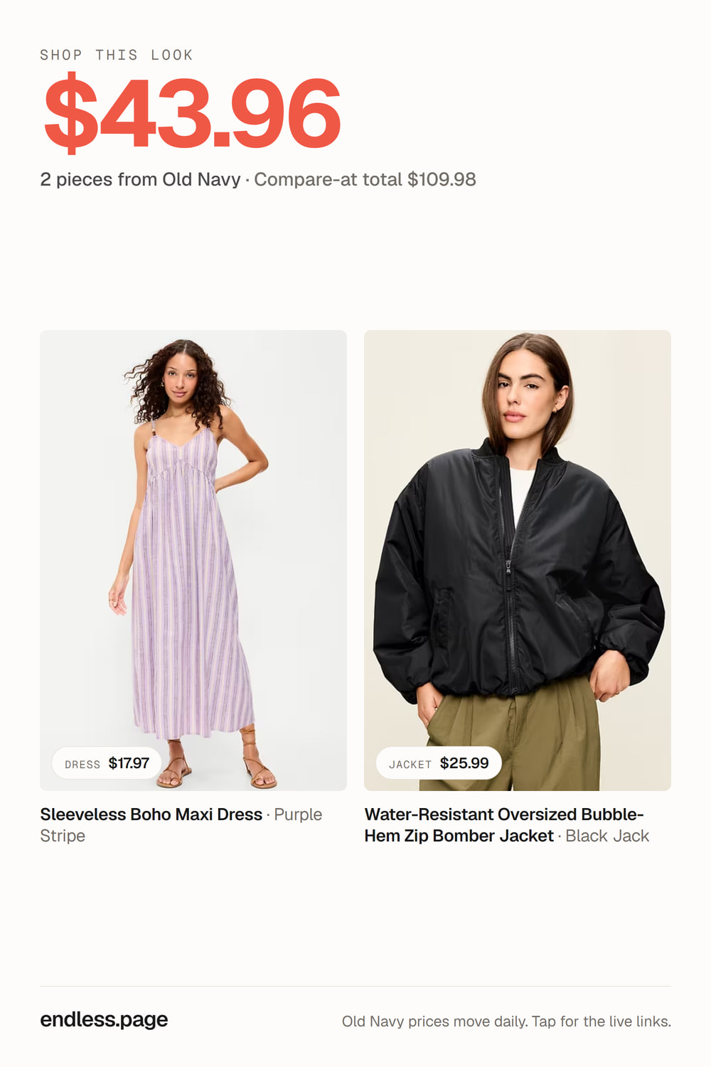 Fall outfit ideas for women under $50 · purple look, 2 pieces on sale at Old Navy